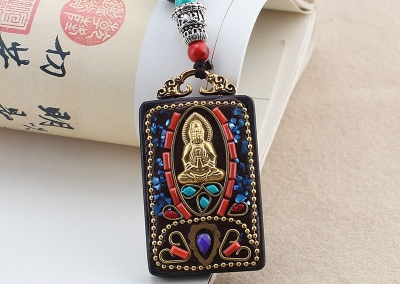 2020 New Vintage Ethnic Style Buddha Elephant Pendants & Necklaces Statement Nepal Necklace Women Men Jewelry